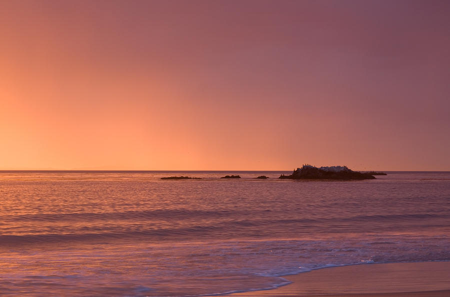 Golden and Pink Sky Photograph by Cliff Wassmann