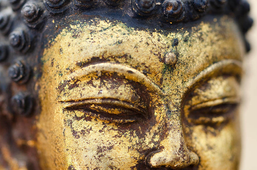 Golden Buddha No.3 Photograph by Margaret Pitcher