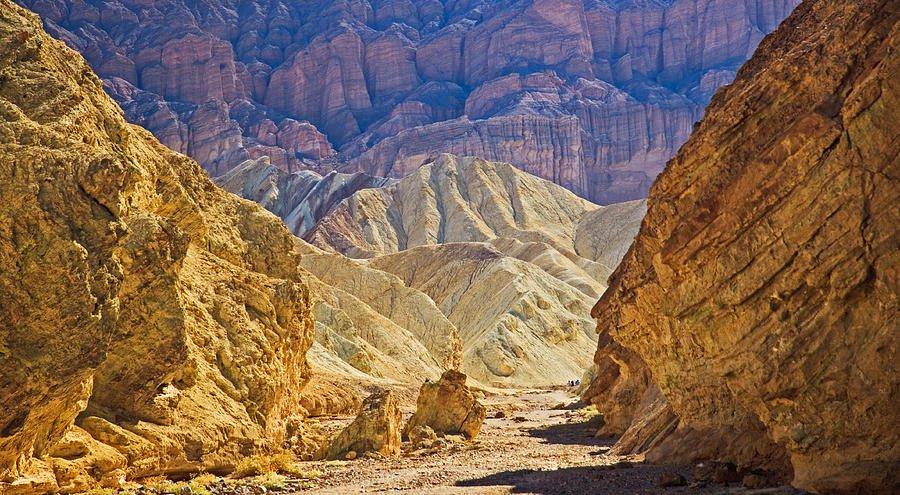 Golden Canyon at Death Valley Photograph by Levin Rodriguez