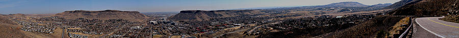 Golden Colorado Panoramic Photograph by Aaron Burrows