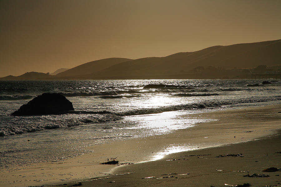 Golden Day on Morro Bay Photograph by Steven Ainsworth