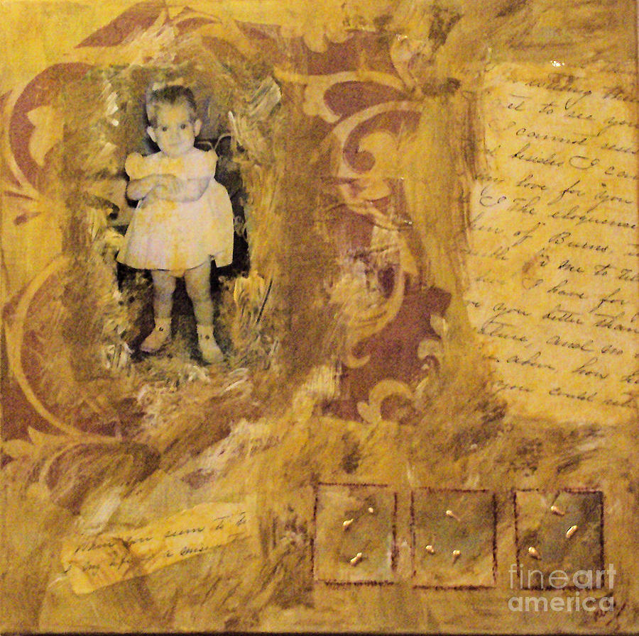 Golden Days Mixed Media by Ruby Cross