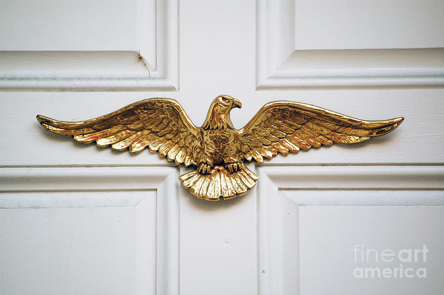 Golden Eagle Americana Door Decor French Quarter New Orleans  Photograph by Shawn OBrien