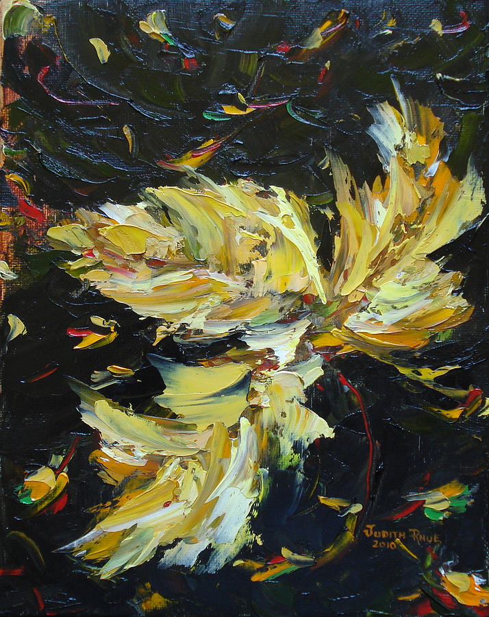Golden Flight Painting by Judith Rhue