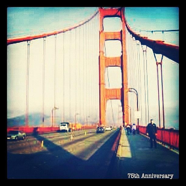 Bridge Photograph - Golden Gate Bridge 75th Anniversary by Jp Bernaldo