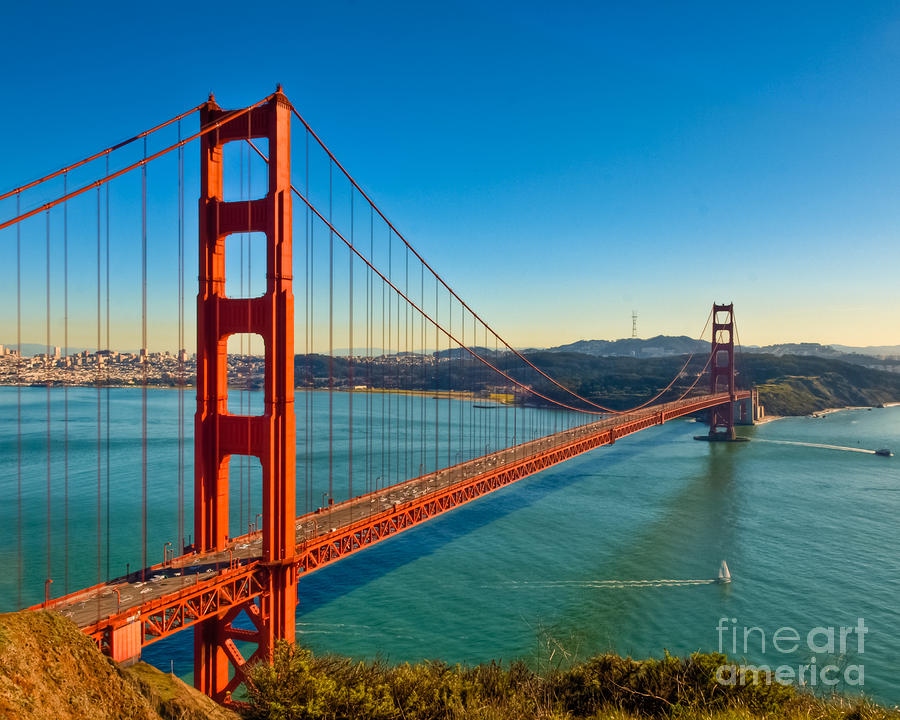 Golden Gate Bridge Photograph by Harry Strharsky