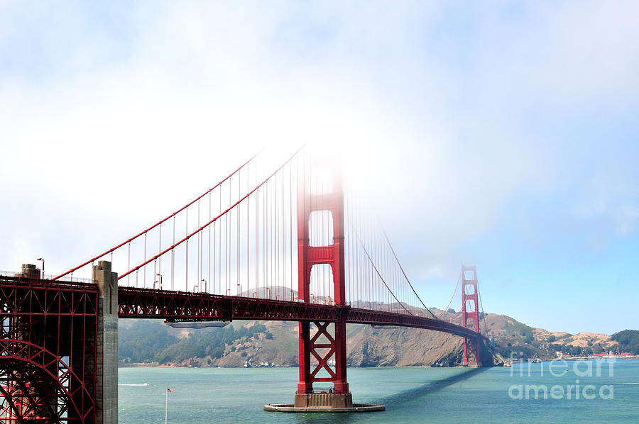 Golden Gate Bridge Photograph - Golden Gate Bridge by Joe Ng