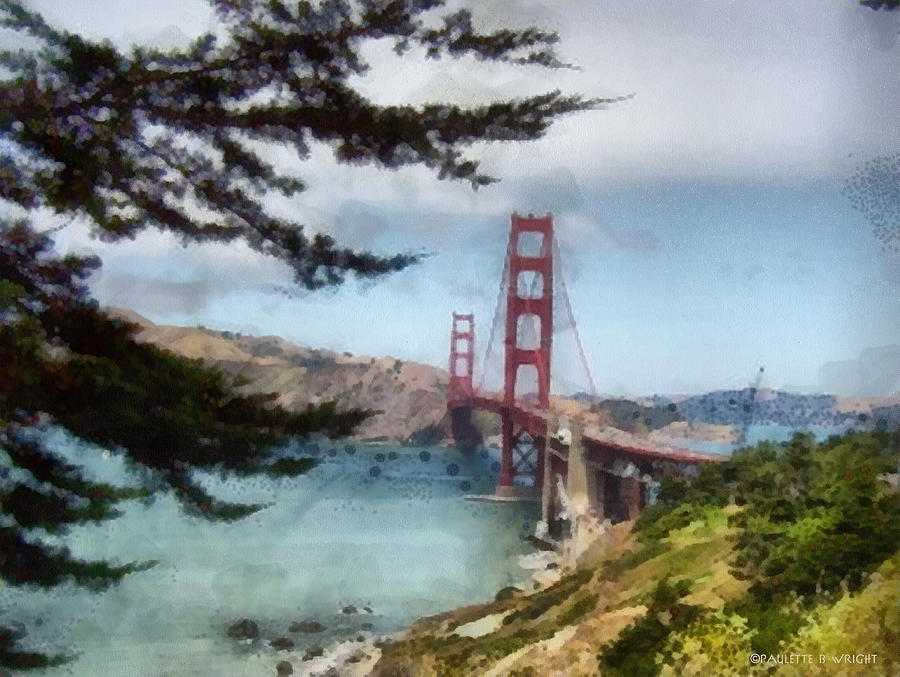 Golden Gate Bridge Photograph by Paulette B Wright