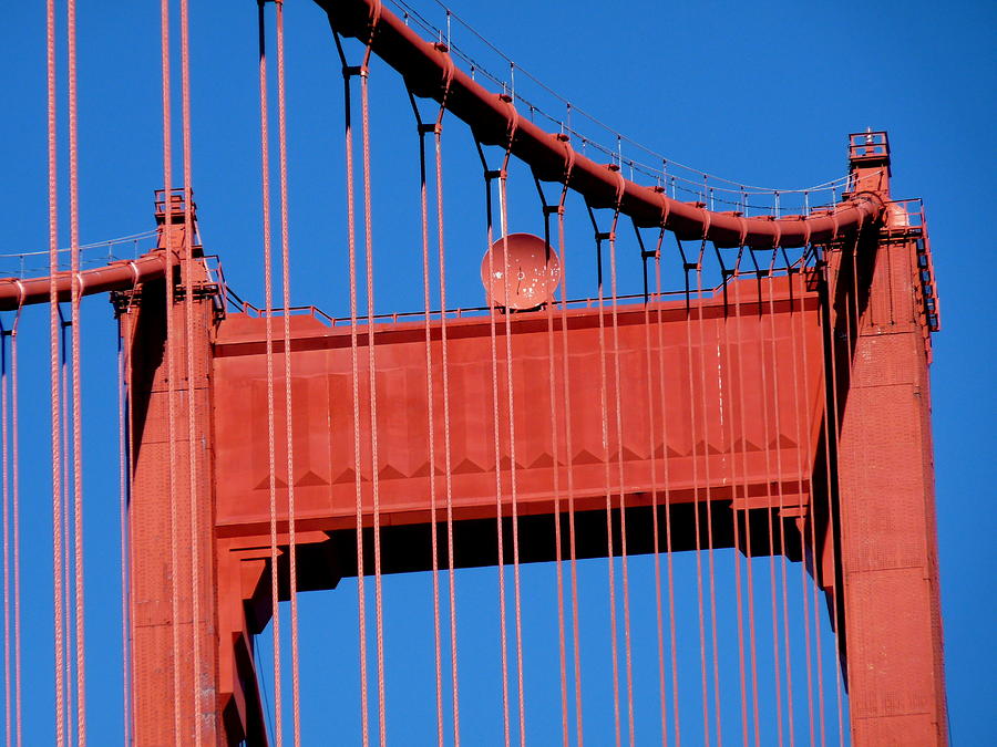 Golden Gate Bridge Photograph - Golden Gate Bridge Summit by Jeff Lowe