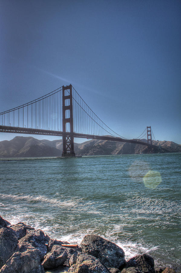 Golden Gate Bridge Photograph - Golden Gate by Carlos Quiroz