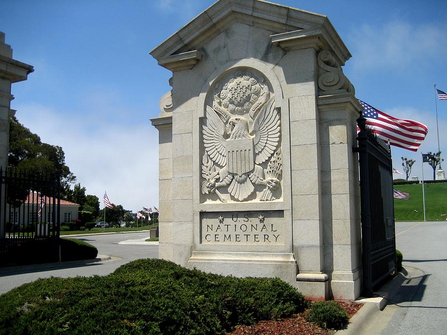 Golden Gate National Cemetery - Entrance Photograph by Dany Lison