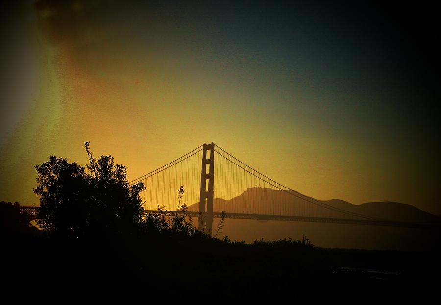 Golden Gate Sunset Photograph by Joyce Kimble Smith