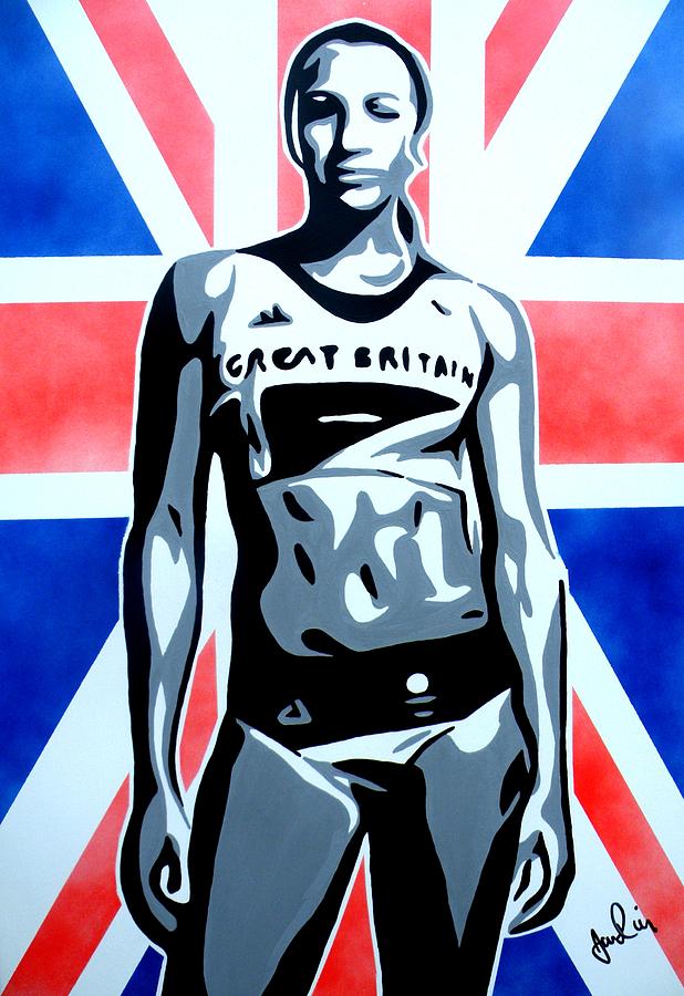 Golden Girl Jess Painting by Ian King