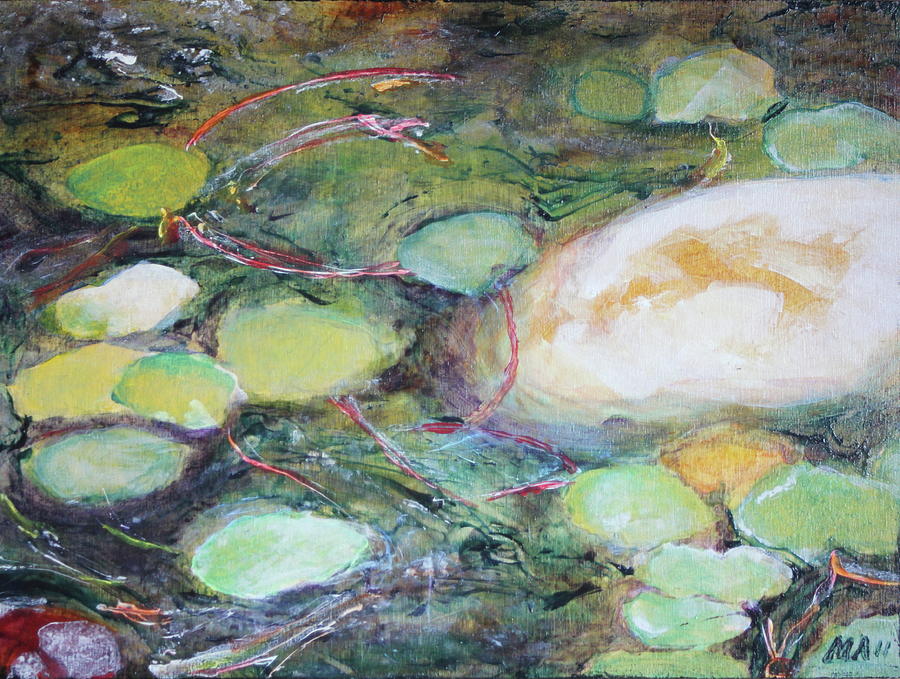 Golden Pond 2 Painting by Madeleine Arnett