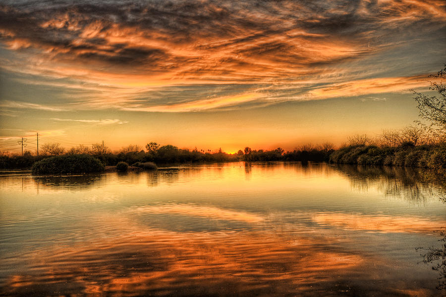 Golden Pond Photograph by Saija Lehtonen