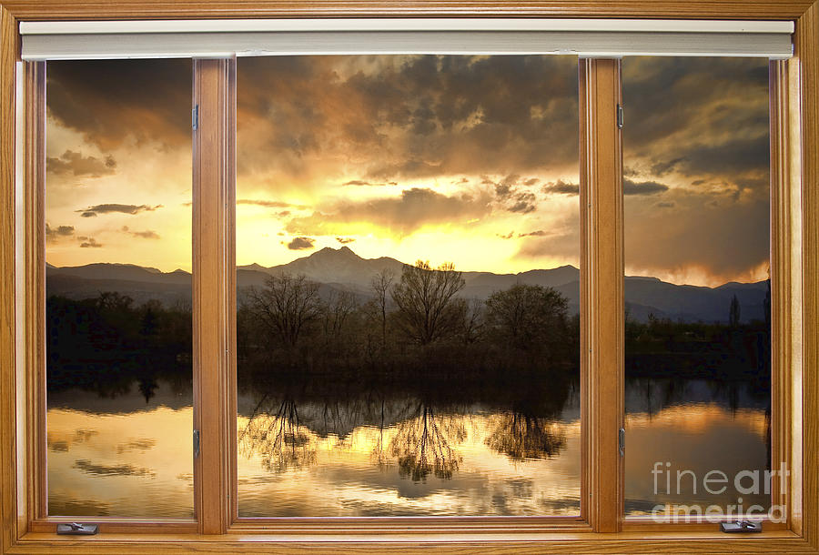 Mountain Photograph - Golden Ponds Window with a View by James BO Insogna