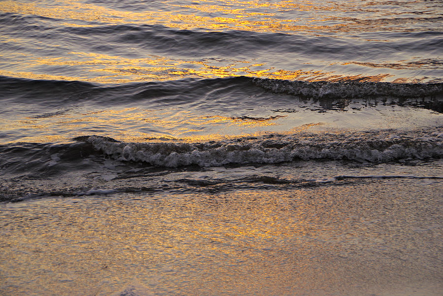 Golden Waves Photograph by Marilyn Wilson