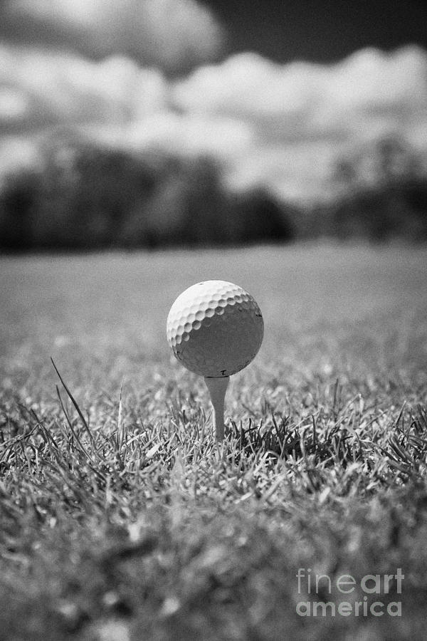 Golf Photograph - Golf Ball On Tee by Joe Fox