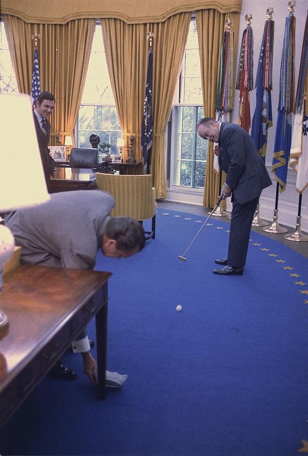 Golf In The Oval Office. Bob Hope Photograph by Everett