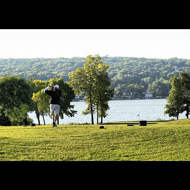 Wisconsin Photograph - #golfing #lake #geneva #national by Aran Ackley