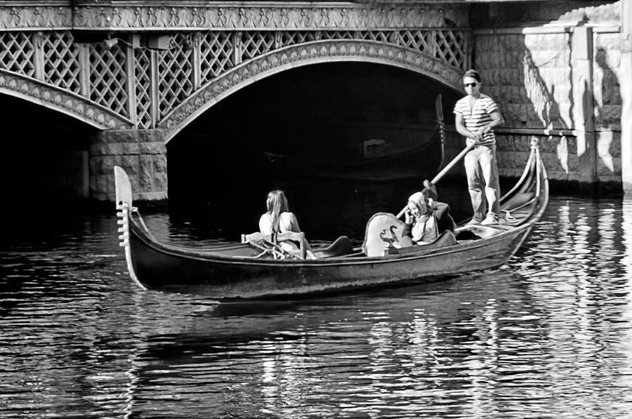 Bridge Photograph - Gondola by Okan YILMAZ