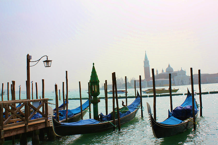Gondolas at Rest Photograph by Christiane Kingsley