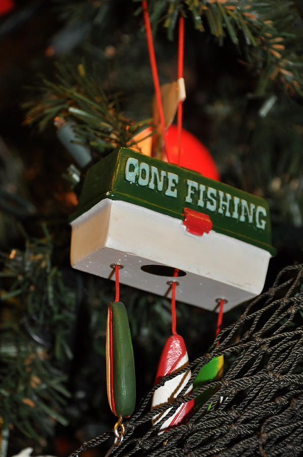 Gone Fishin Ornament Photograph by Teresa Blanton