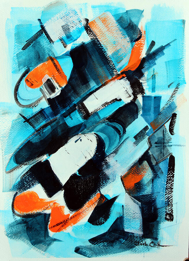 Abstract Acrylic Painting - Good Medicine. by Josh Chilton Abstract Acrylic Painting - Good Medicine. by Josh Chilton