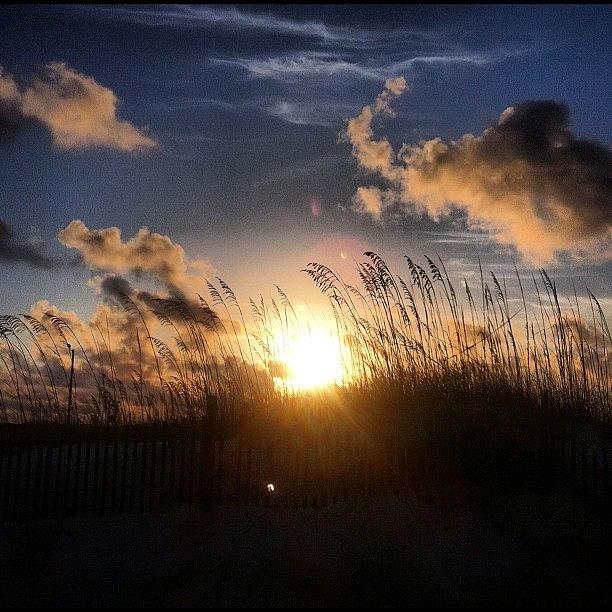 Beach Photograph - Good Morning Alabama :) #yolo #sunrise by Dallas Pollard