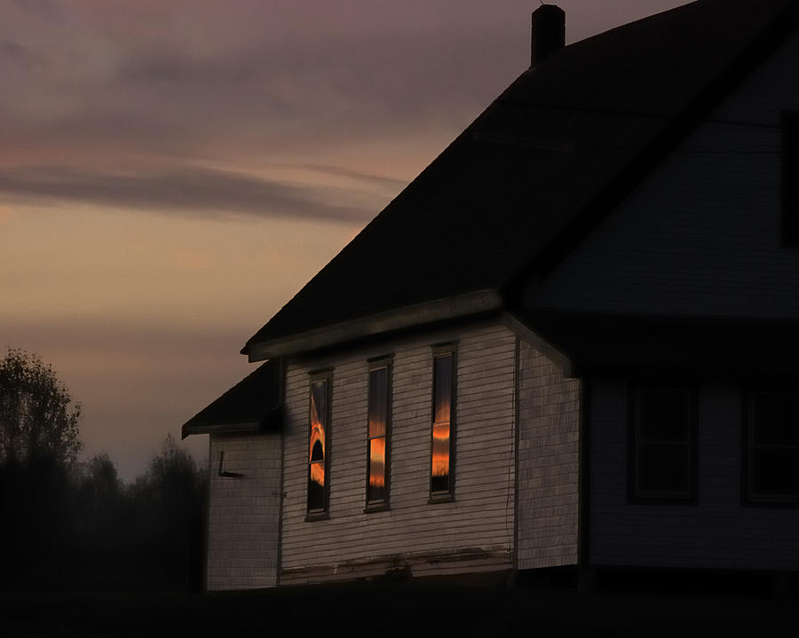 Good Morning Little Schoolhouse Photograph by Sue Capuano