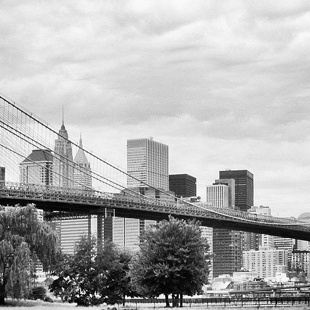 Bridge Photograph - Good Morning, Part 2 Of A #brooklyn by Huey Morgan