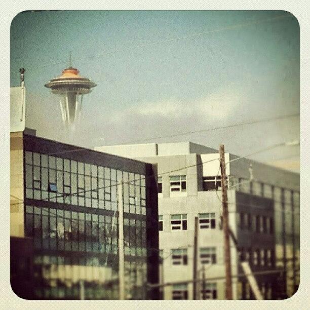 Seattle Photograph - Good Morning Seattle! Driving Snapshot by Ron Goyette