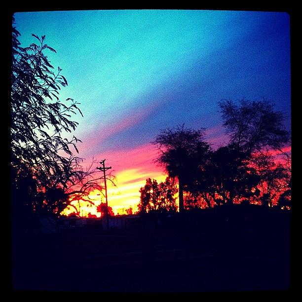 Nature Photograph - Good Morning #sunrise #sunset #skyporn by CactusPete AZ