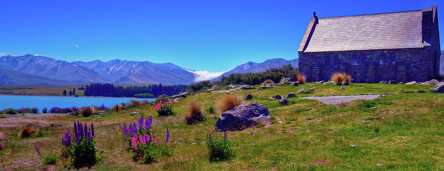 Good Shepherd Church at Lake Tekapo Photograph by Harry Strharsky