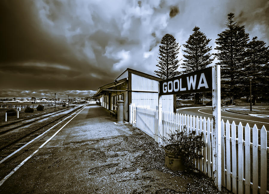 Goolwa Photograph - Goolwa Station by Wayne Sherriff