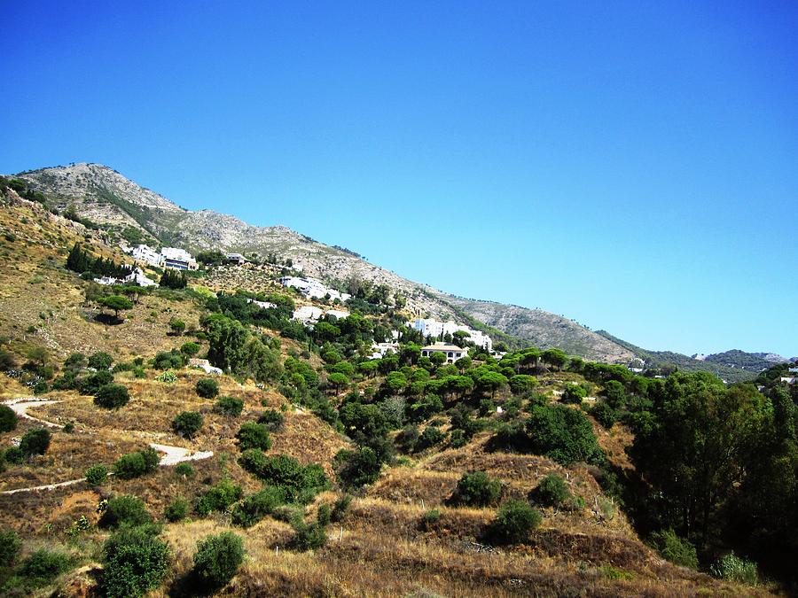 Gorgeous Hillside View of Mijas Spain Photograph by John Shiron