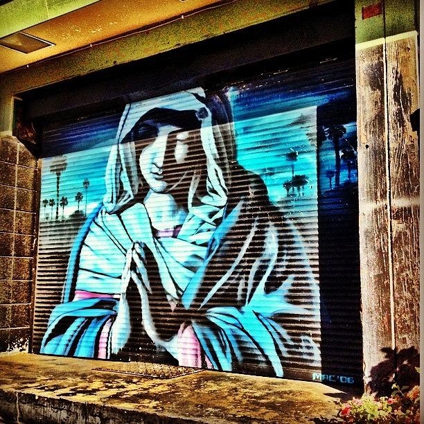 Streetart Photograph - Got To Get Up Early For The Elmac Piece by CactusPete AZ