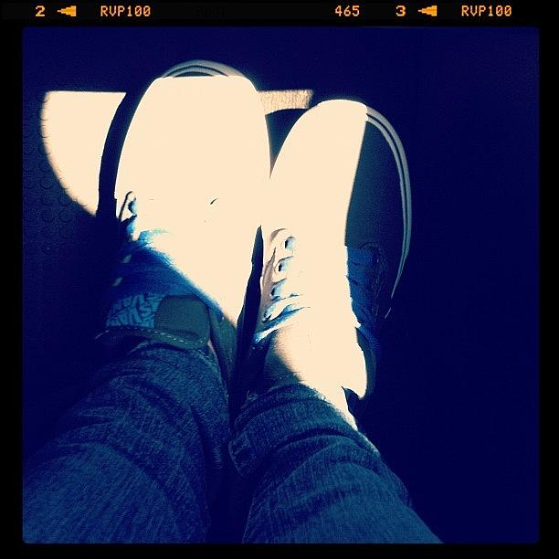 Blue Photograph - #gotmyvansonbuttheylooklikesneakers by Chelseaa Dailey