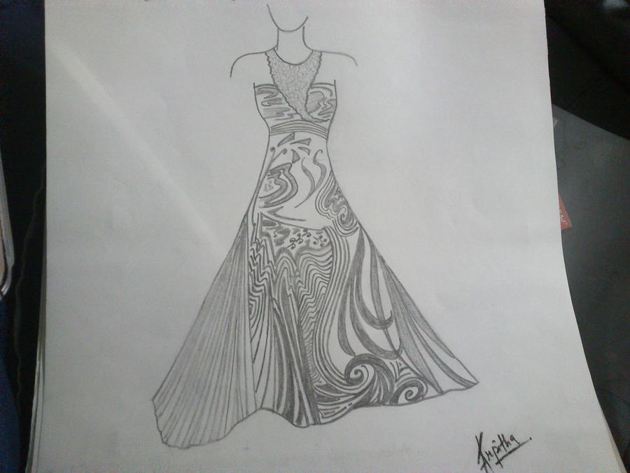 Fashion sketch dress by TwISHH on DeviantArt