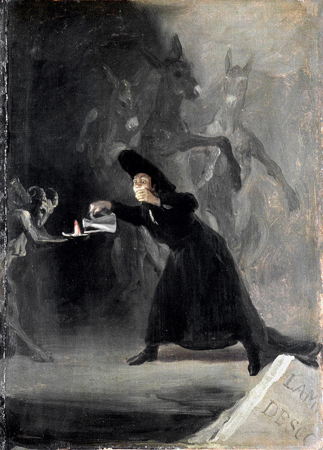 Goya: Bewitched, 1798 Photograph by Granger