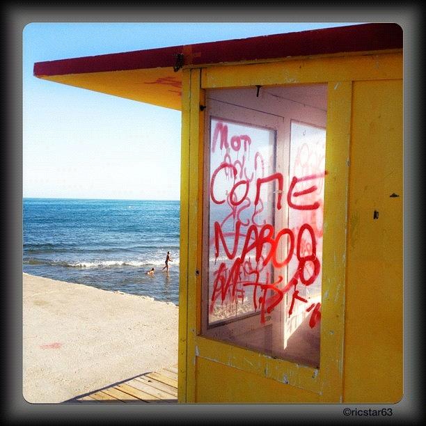 Instagram Photograph - Graffiti & The Beach by Ric Spencer