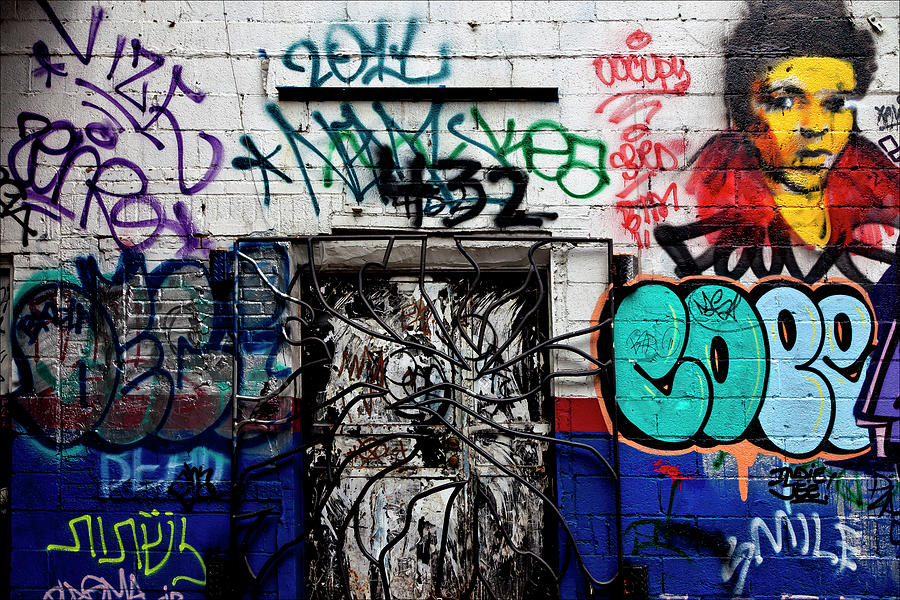 Graffiti and Street Art Lower Manhattan Photograph by Robert Ullmann