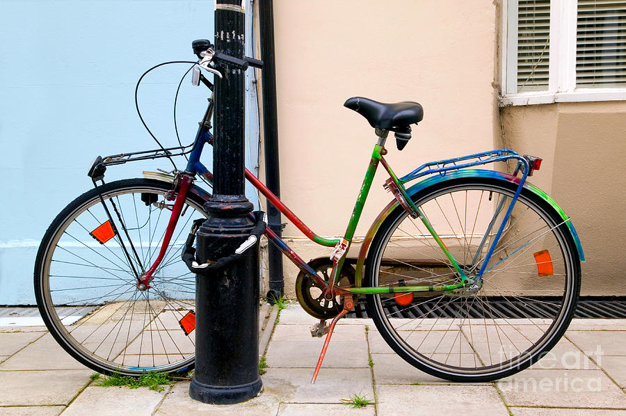 Graffiti Bicycle Photograph