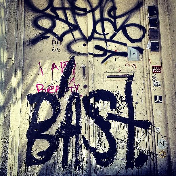 New York City Photograph - Graffiti Door Nyc by Nick Valenzuela