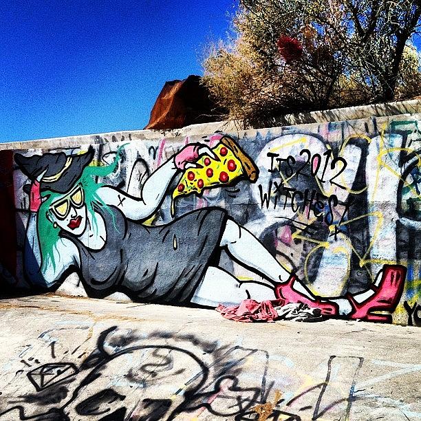 Graffiti In The Skate Park At Slab City Photograph by Brittany Ryburn
