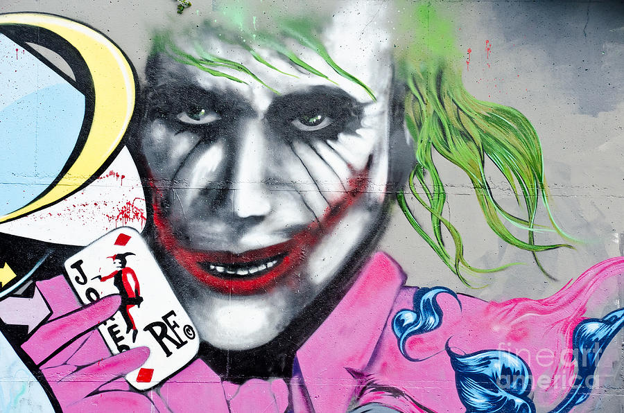Graffiti Joker Painting by Yurix Sardinelly