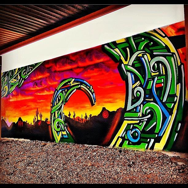 Phoenix Photograph - #graffiti #streetart #spraypaint by CactusPete AZ