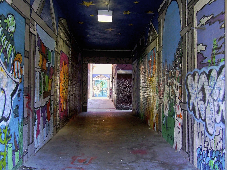 Graffiti Walkway Photograph by Richard Gregurich