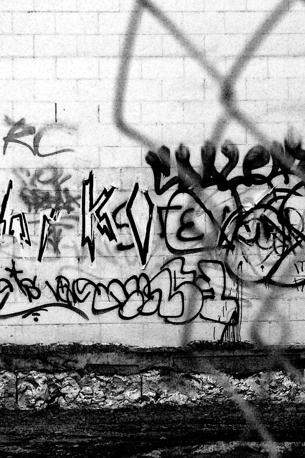 Graffiti Wall Photograph by Roseanne Jones
