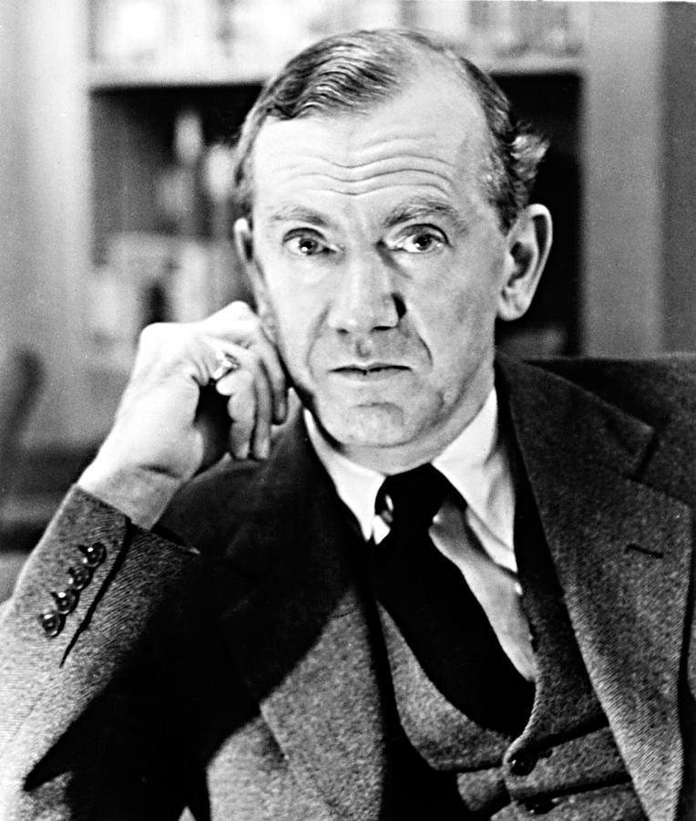 Graham Greene, Author Circa 1953 Photograph by Everett